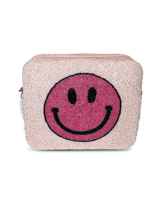 SMILEY FACE BOX CLUTCH