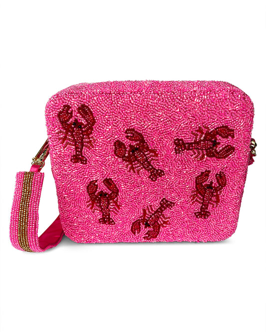 BOX BAG LOBSTER PINK AND RED