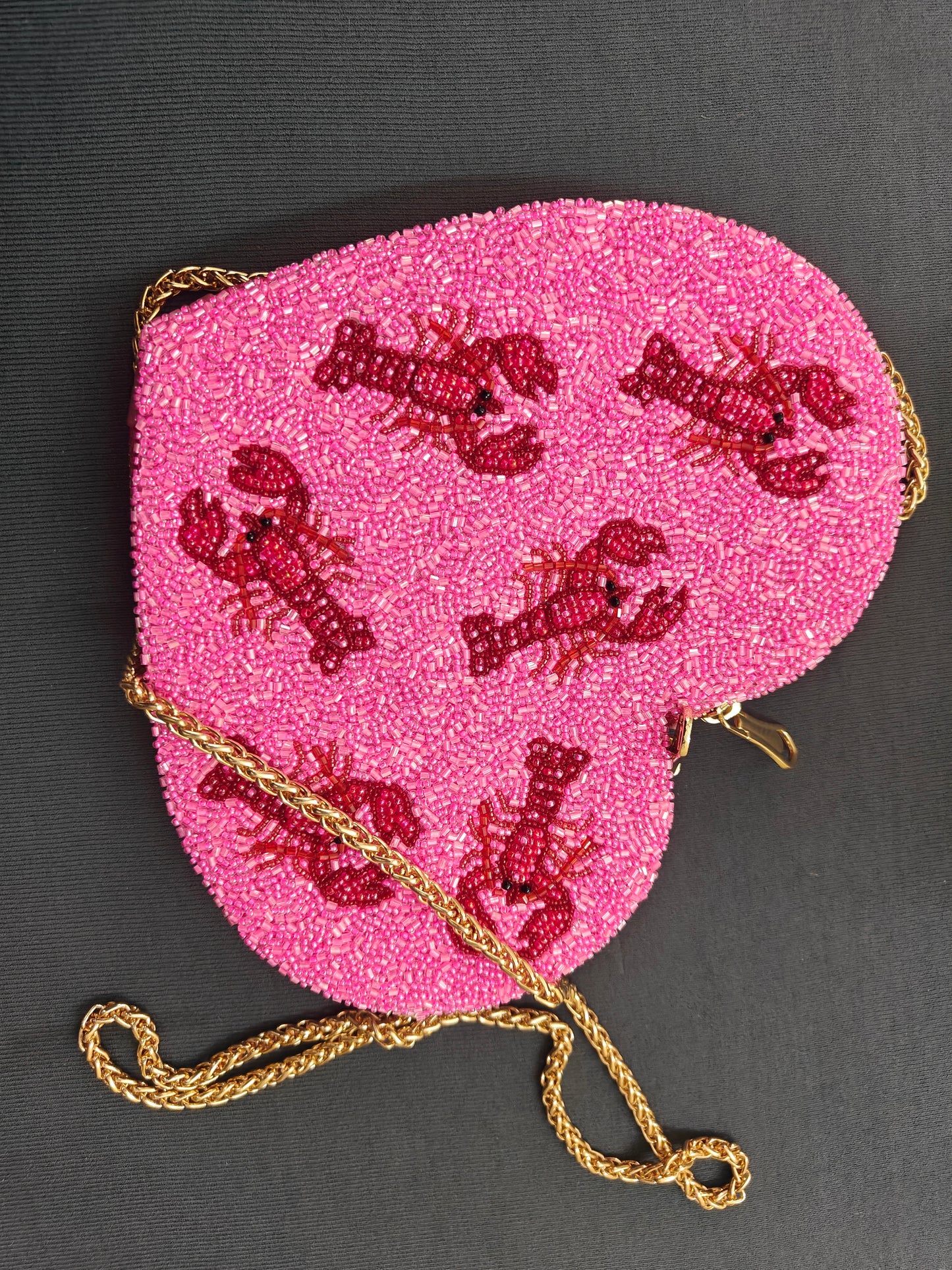 HEART BAG LOBSTER PINK AND RED - ADULT